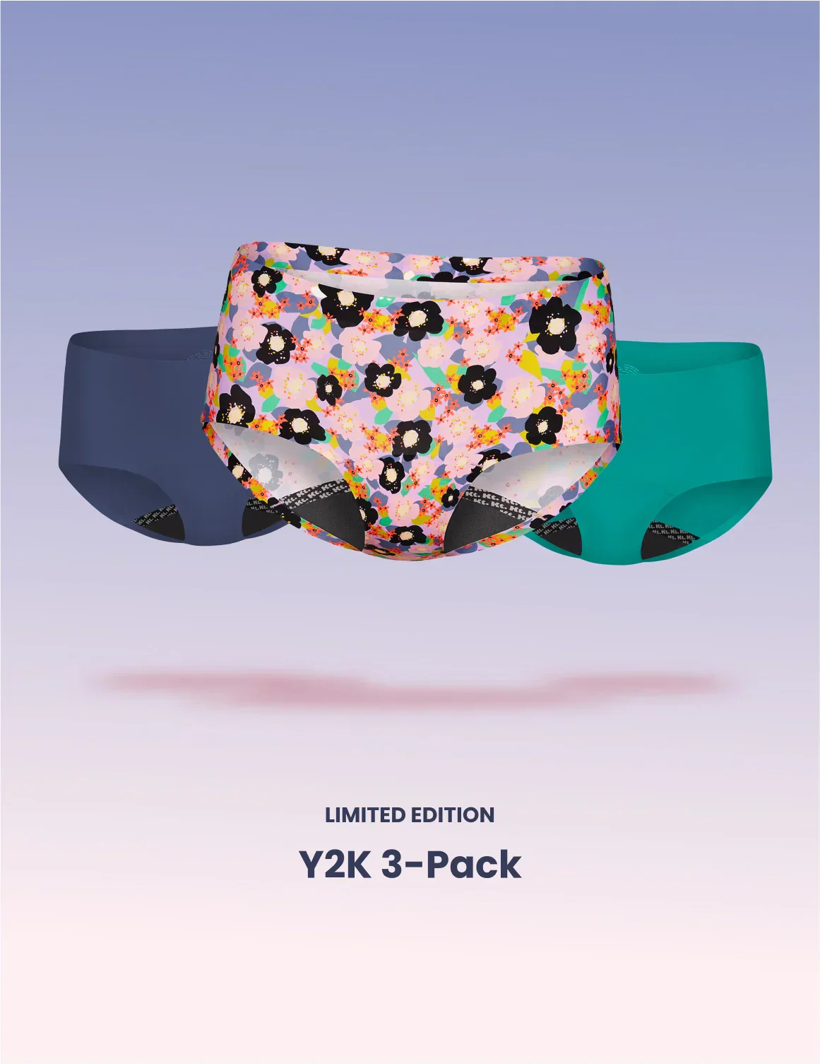 Leakproof UltraThin No-Show Boyshort 3-Pack - Last Call - Image 16