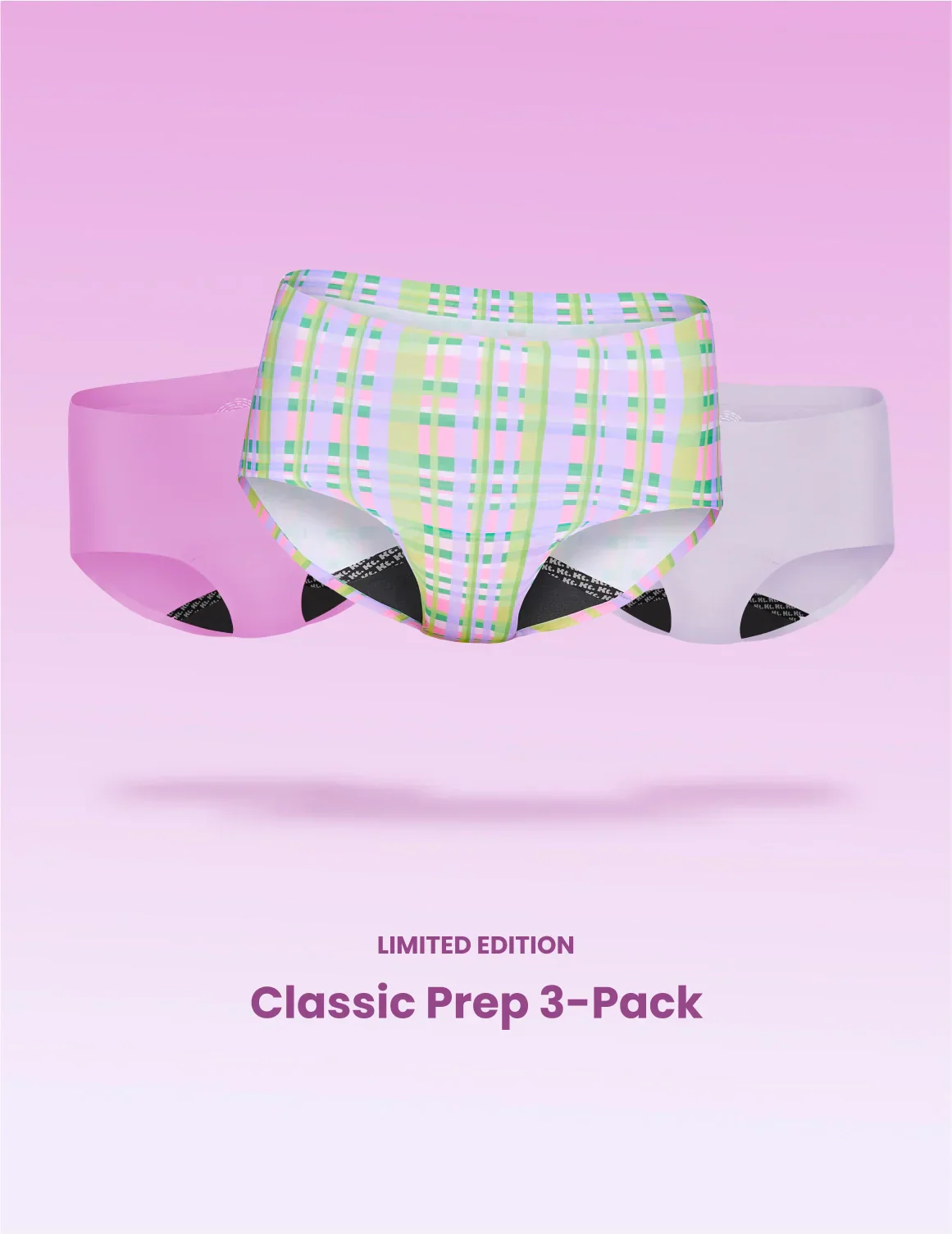 Leakproof UltraThin No-Show Boyshort 3-Pack - Last Call - Image 20