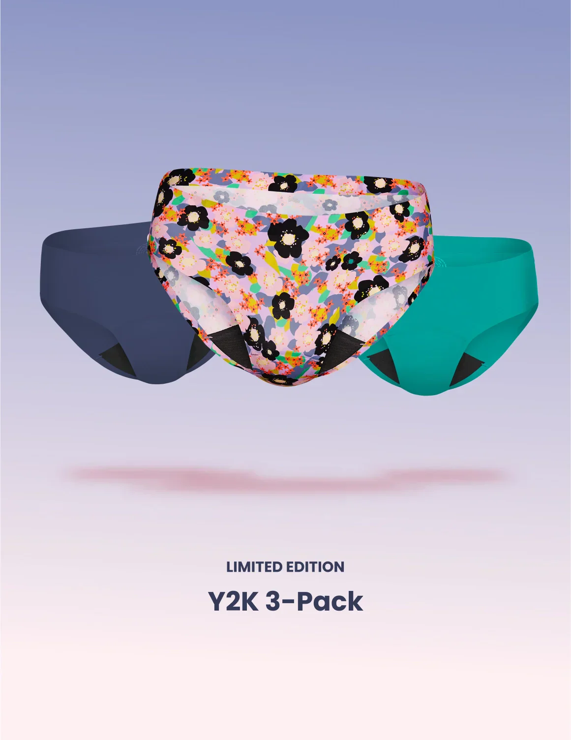 Light Leakproof No-Show Underwear Bikini 3-Pack - Last Call - Image 11