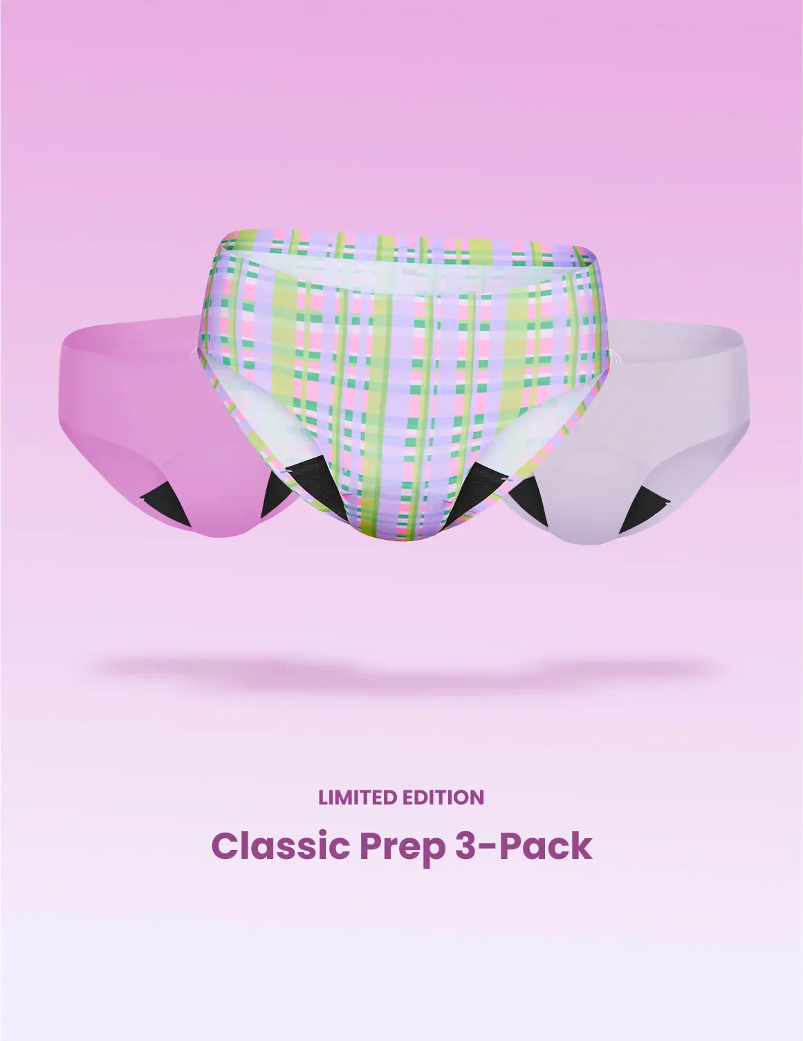Light Leakproof No-Show Underwear Bikini 3-Pack - Last Call - Image 13