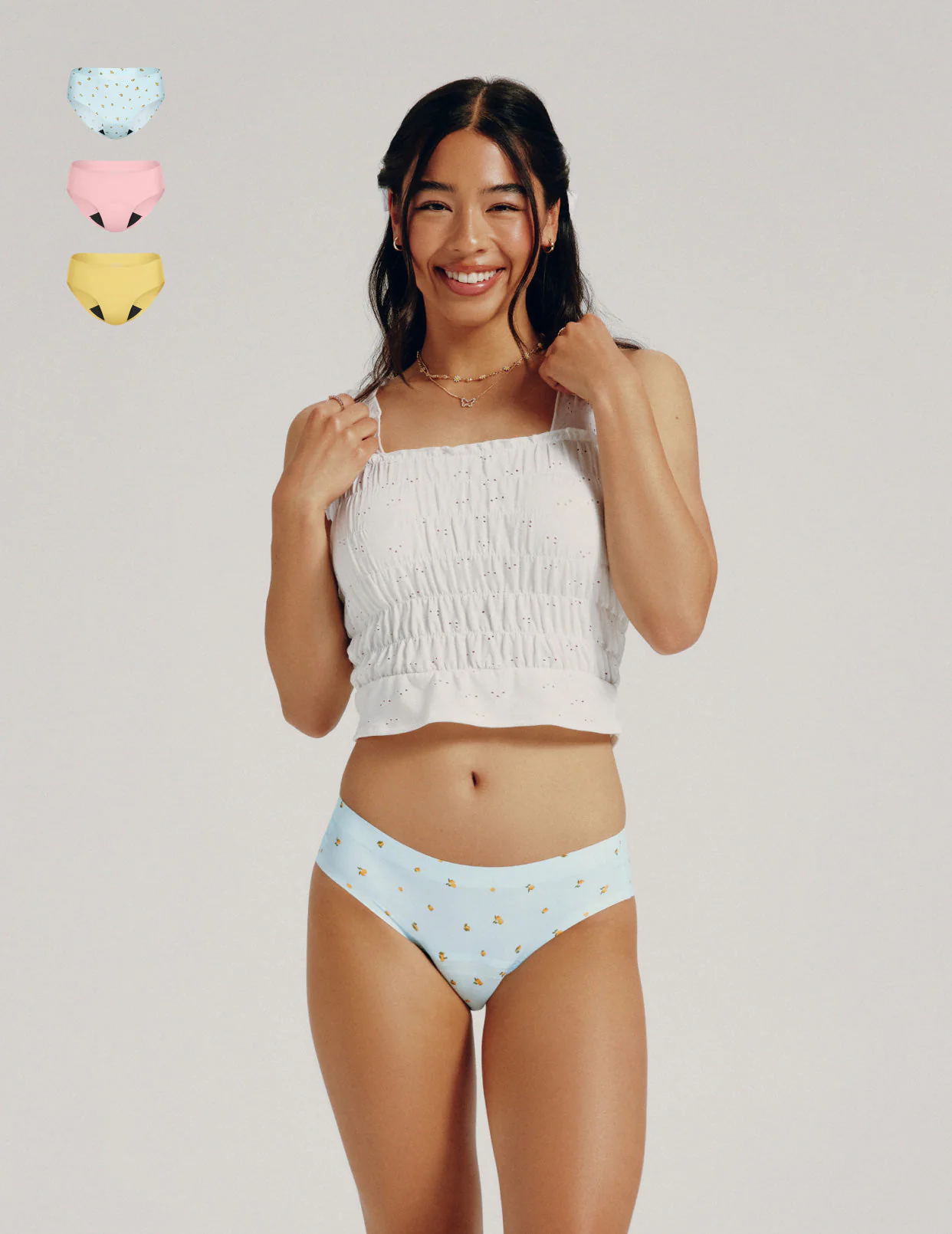 Light Leakproof No-Show Underwear Bikini 3-Pack - Last Call - Image 14