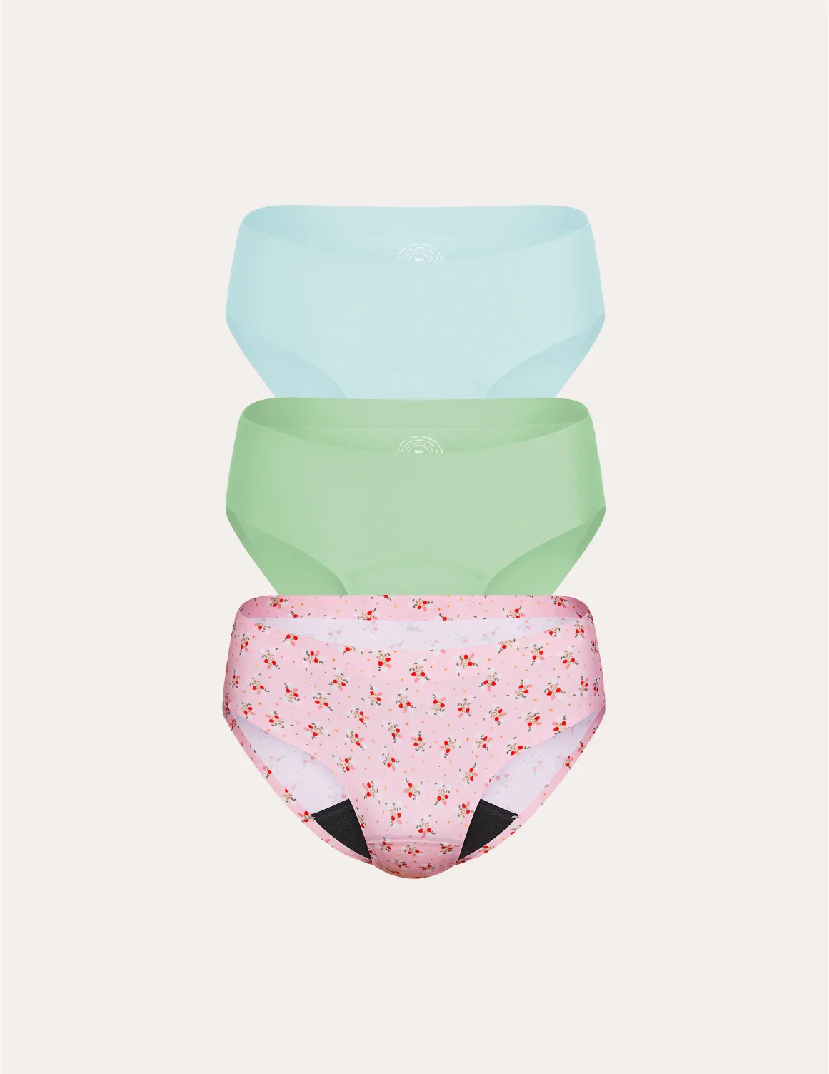 Light Leakproof No-Show Underwear Bikini 3-Pack - Last Call - Image 43