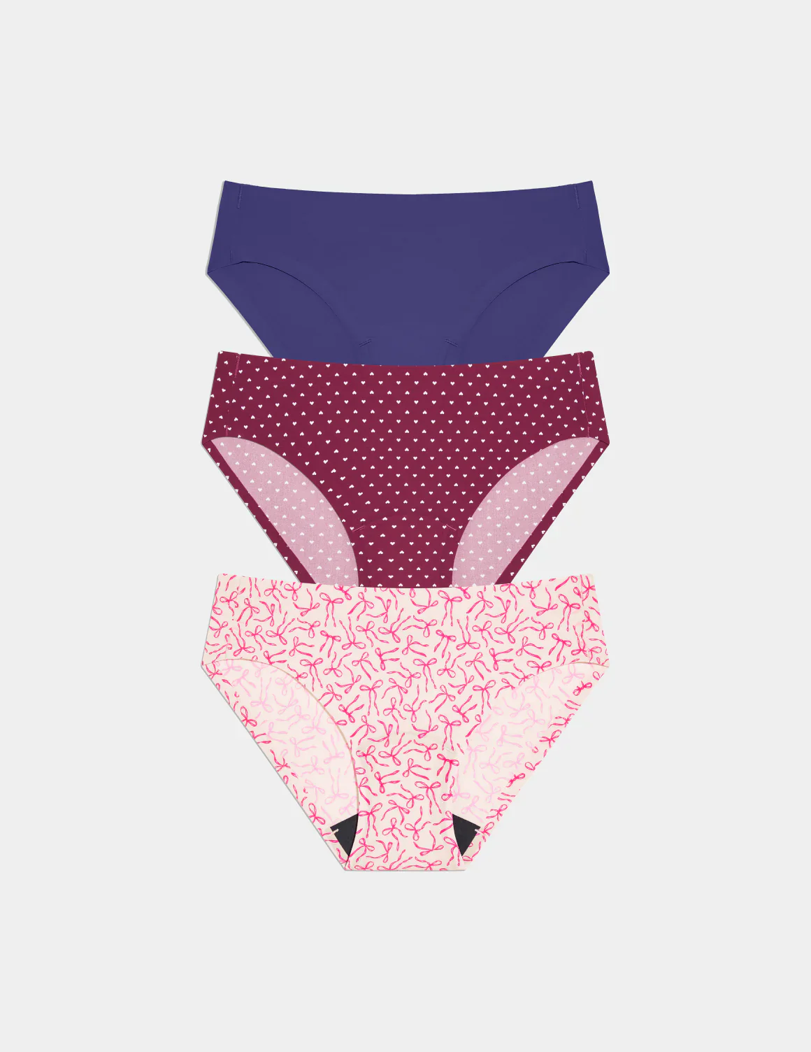 Light Leakproof No-Show Underwear Bikini 3-Pack - Last Call - Image 47