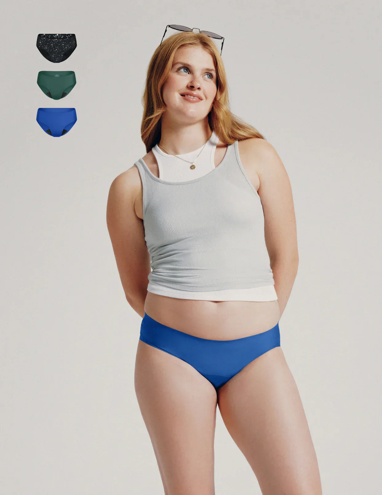 Light Leakproof No-Show Underwear Bikini 3-Pack - Last Call - Image 53