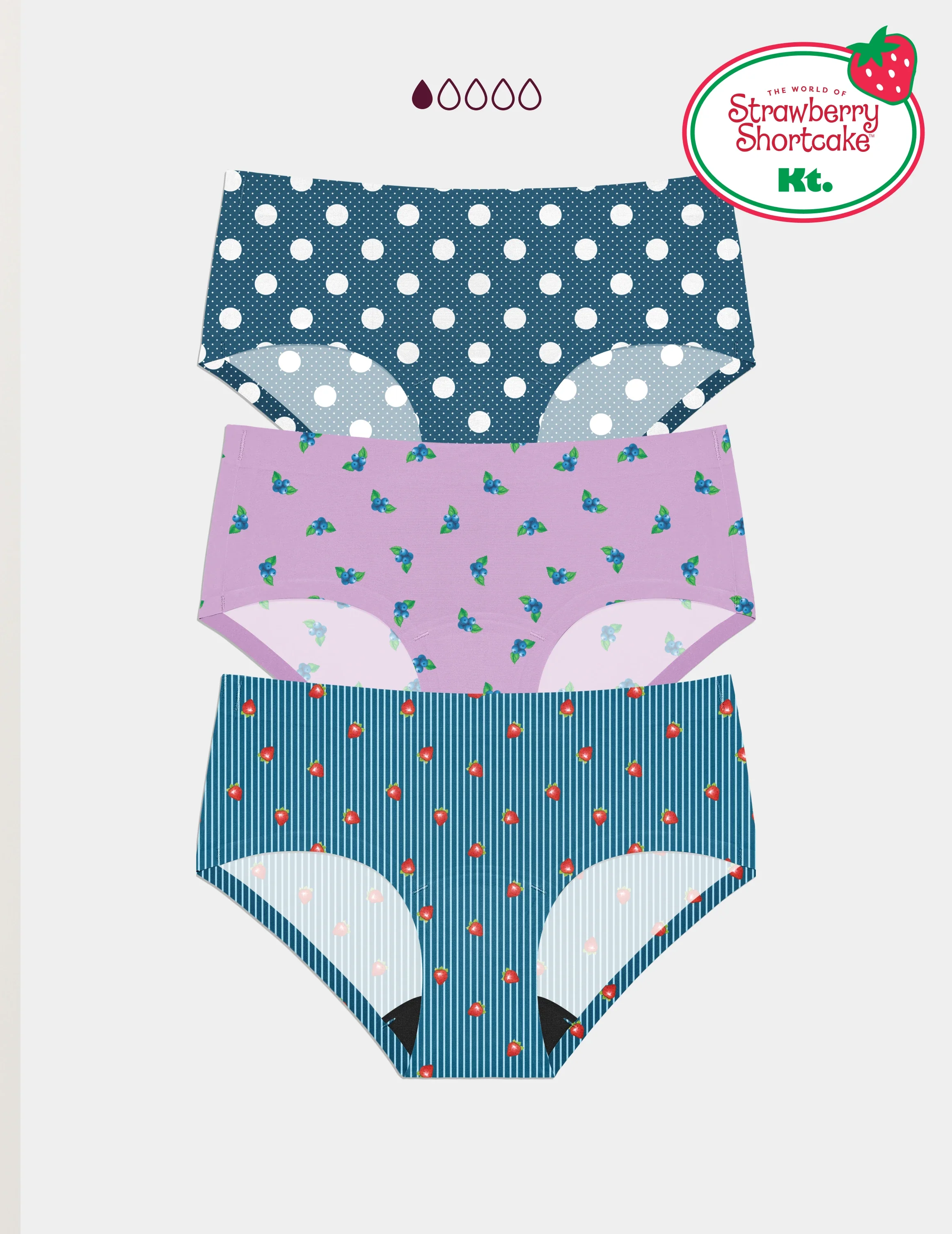 Light Leakproof No-Show Boyshort 3-Pack - Image 35