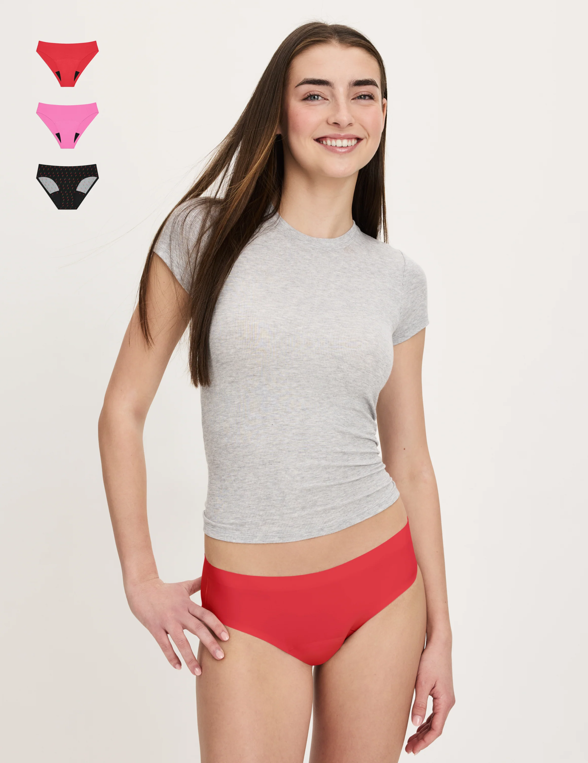 Super Leakproof® No-Show Bikini 3-Pack - Original - Last Call - Image 13