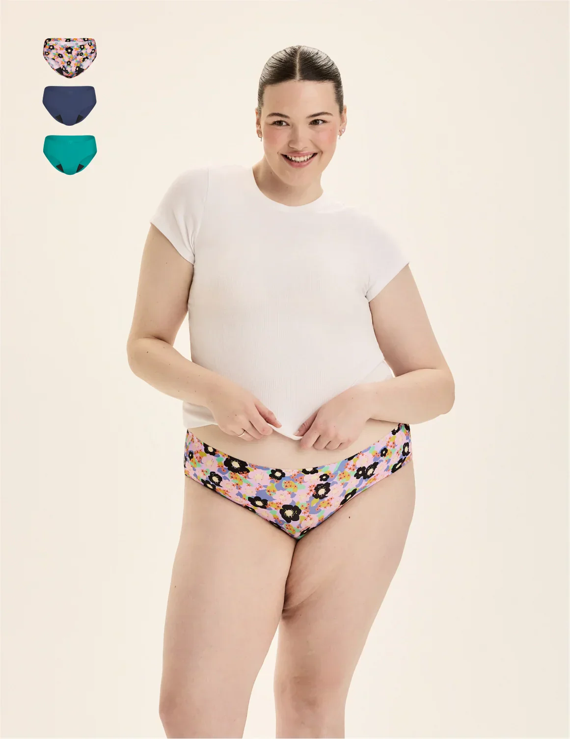 Super Leakproof® No-Show Bikini 3-Pack - Original - Last Call - Image 14