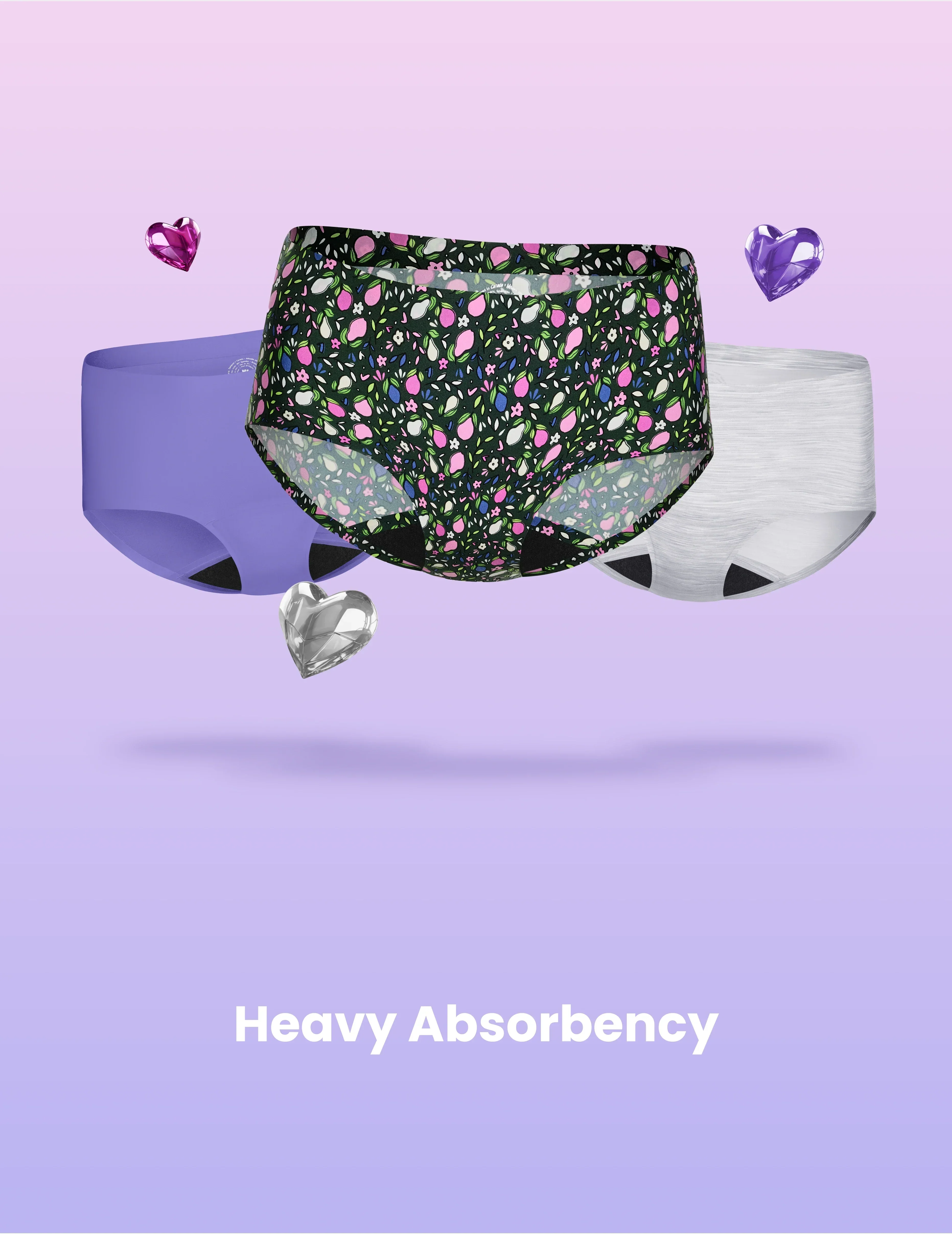 Super Leakproof® No-Show Boyshort 3-Pack - Last Call - Image 39