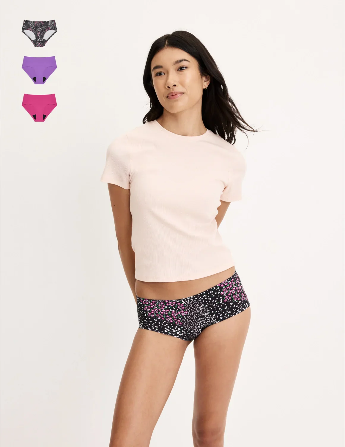 Super Leakproof® No-Show Boyshort 3-Pack - Last Call - Image 45